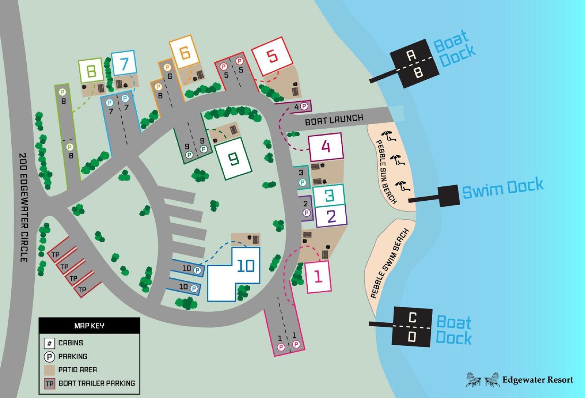 הוט ספרינגס Edgewater Resort Cottage #1 מראה חיצוני תמונה